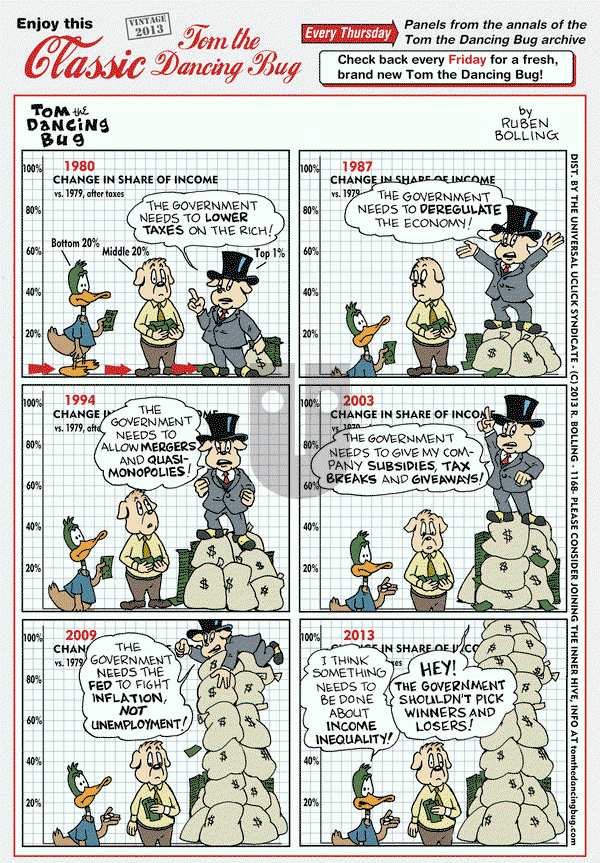 Tom the Dancing Bug on Thursday December 19, 2019 Comic Strip