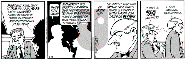 Doonesbury on Thursday March 10, 1994 Comic Strip