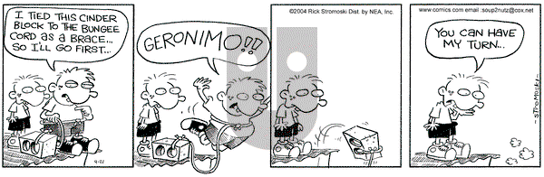 Soup to Nutz - Old on Tuesday September 21, 2004 Comic Strip
