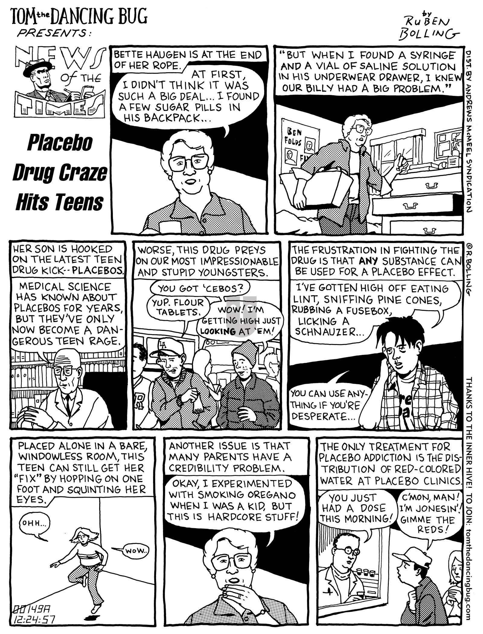 Tom the Dancing Bug - Monday December 28, 2020 Comic Strip