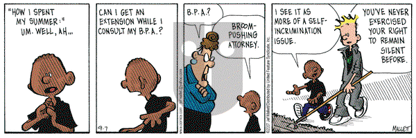 Frazz on Friday September 7, 2007 Comic Strip