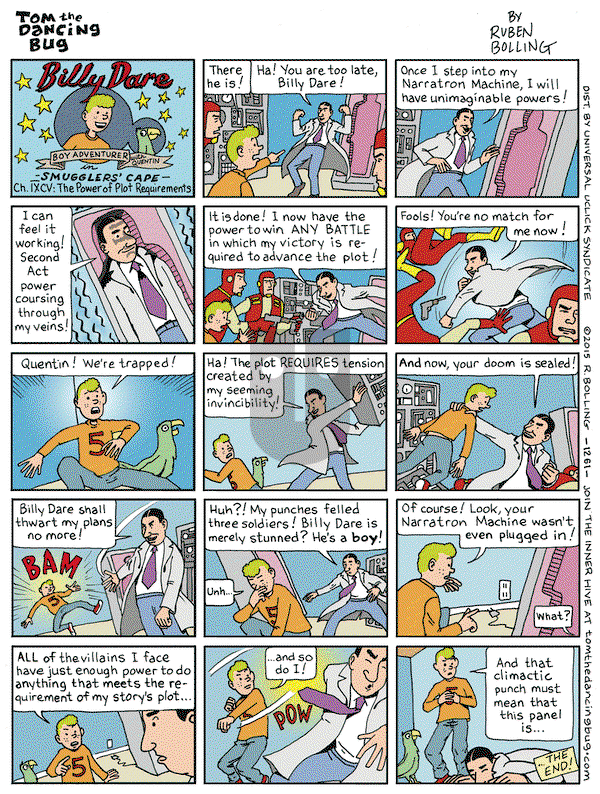 Tom the Dancing Bug on Friday October 30, 2015 Comic Strip