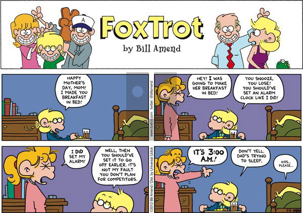 FoxTrot on Sunday May 13, 2012 Comic Strip