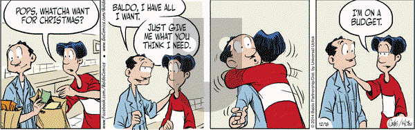 Baldo on Thursday December 18, 2014 Comic Strip