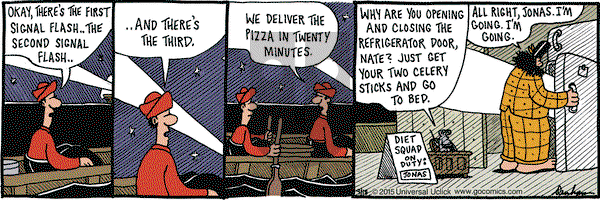 Overboard on Friday September 18, 2015 Comic Strip