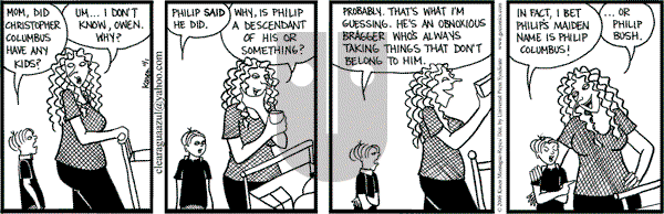 Clear Blue Water on Wednesday November 1, 2006 Comic Strip