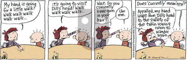 Cul de Sac on Wednesday April 29, 2015 Comic Strip