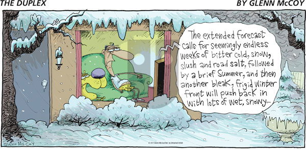 The Duplex on Sunday January 9, 2011 Comic Strip