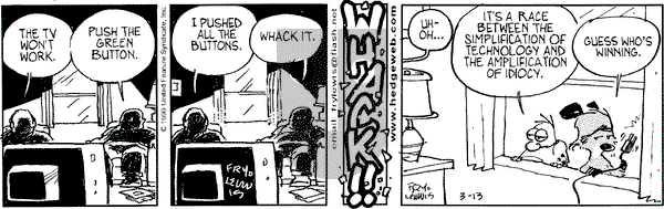Over the Hedge on Sunday May 9, 1999 Comic Strip