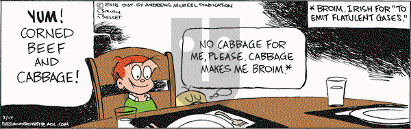 Red and Rover on Saturday March 17, 2018 Comic Strip
