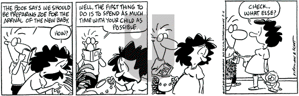 Baby Blues on Saturday February 4, 1995 Comic Strip