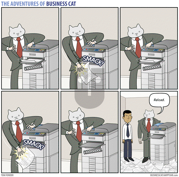 The Adventures of Business Cat on Monday October 31, 2016 Comic Strip