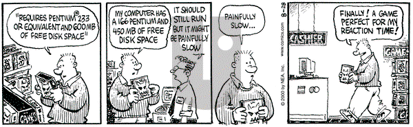 Betty on Monday August 28, 2000 Comic Strip