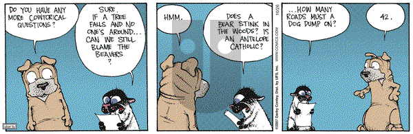 Get Fuzzy on Friday October 26, 2007 Comic Strip