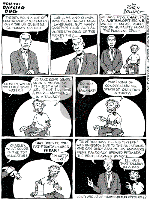 Tom the Dancing Bug on Sunday June 14, 1998 Comic Strip