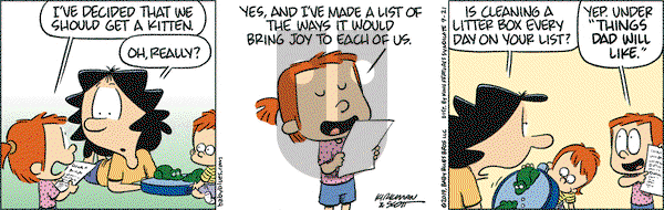 Baby Blues on Saturday September 21, 2019 Comic Strip