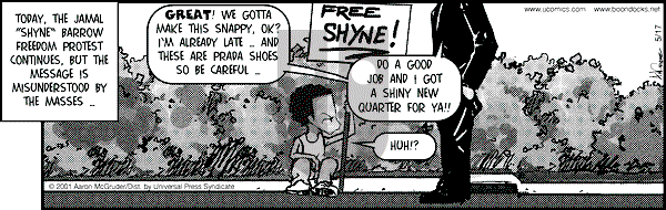 The Boondocks on Thursday December 18, 2008 Comic Strip