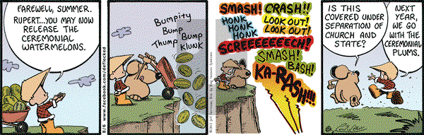 DeFlocked on Tuesday August 6, 2013 Comic Strip