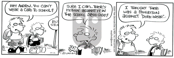 Soup to Nutz - Old on Friday October 12, 2007 Comic Strip