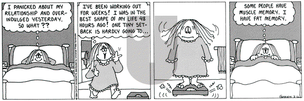 Cathy Classics on Saturday March 12, 1994 Comic Strip