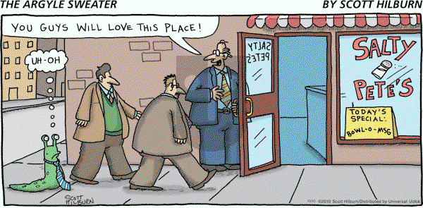 The Argyle Sweater on Sunday October 10, 2010 Comic Strip