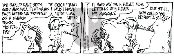 The Grizzwells on Wednesday January 12, 2005 Comic Strip