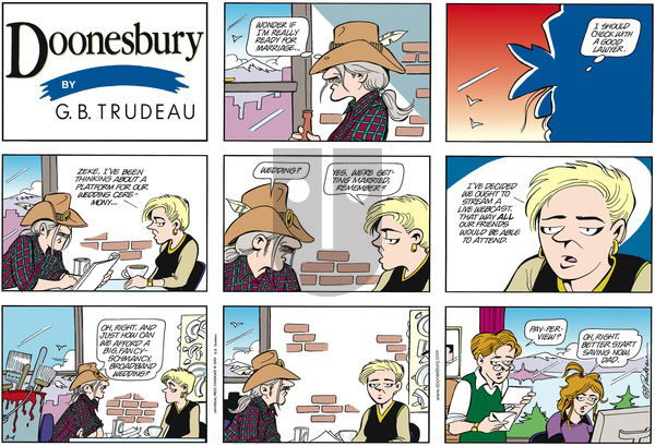 Doonesbury on Sunday March 4, 2001 Comic Strip