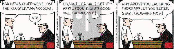 The Born Loser on Tuesday April 1, 2025 Comic Strip