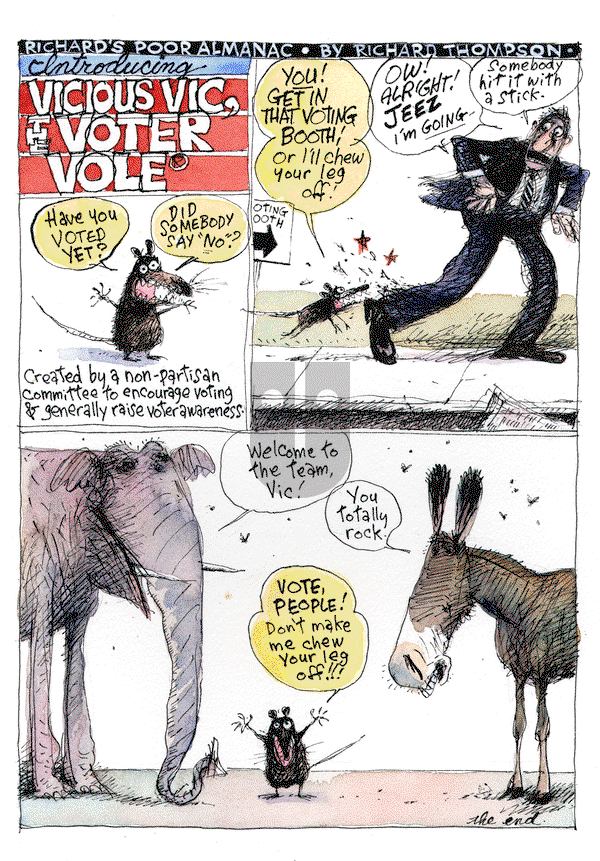 Richard's Poor Almanac on Saturday October 17, 2015 Comic Strip