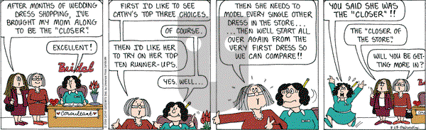 Cathy Classics on Wednesday August 25, 2004 Comic Strip