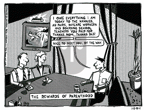 Ted Rall on Monday January 19, 1998 Comic Strip