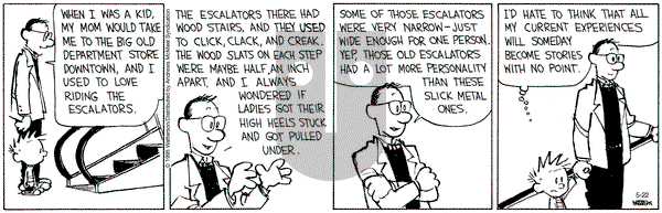 Calvin and Hobbes on Thursday May 22, 2025 Comic Strip