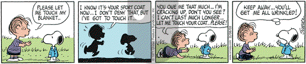 Peanuts on Saturday November 8, 2003 Comic Strip