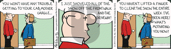 The Born Loser on Monday March 3, 2014 Comic Strip