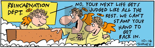 Frank and Ernest on Monday October 16, 2000 Comic Strip