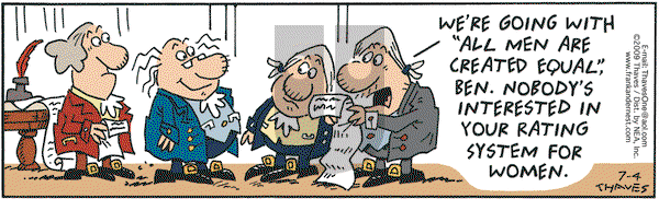 Frank and Ernest on Saturday July 4, 2009 Comic Strip
