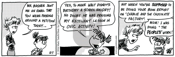 Heart of the City on Wednesday December 7, 2016 Comic Strip