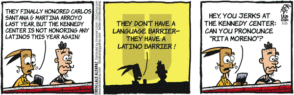 La Cucaracha on Thursday September 25, 2014 Comic Strip