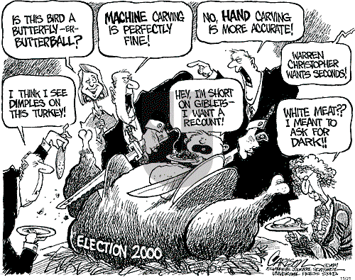 Stuart Carlson on Tuesday November 21, 2000 Comic Strip