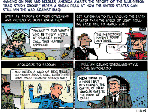 Ted Rall on Monday November 20, 2006 Comic Strip