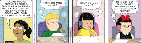 Nancy on Friday July 10, 2020 Comic Strip