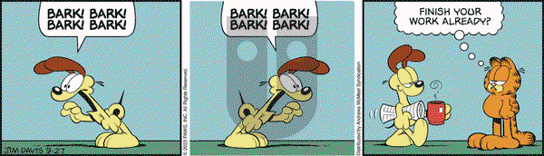 Garfield - Wednesday September 27, 2023 Comic Strip