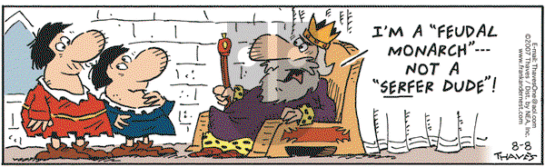 Frank and Ernest on Wednesday August 8, 2007 Comic Strip