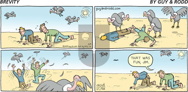 Brevity on Sunday March 29, 2009 Comic Strip