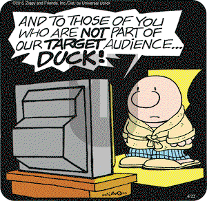 Ziggy on Wednesday April 22, 2015 Comic Strip