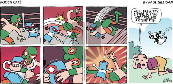 Pooch Cafe on Sunday July 23, 2017 Comic Strip