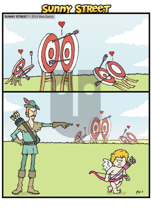 Sunny Street on Thursday February 13, 2014 Comic Strip