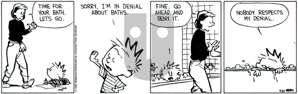 Calvin and Hobbes on Wednesday September 30, 1992 Comic Strip