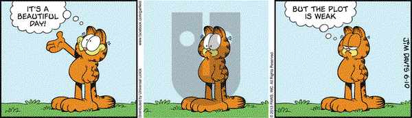 Garfield on Monday June 10, 2013 Comic Strip