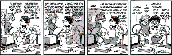 Doonesbury on Monday April 12, 1982 Comic Strip